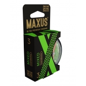 Презервативы в пластиковом кейсе MAXUS AIR Mixed - 3 шт. - Maxus - купить с доставкой в Бердске