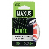 Презервативы в пластиковом кейсе MAXUS AIR Mixed - 3 шт. - Maxus - купить с доставкой в Бердске