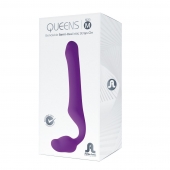 Лиловый безремневой страпон Queens M - Adrien Lastic - купить с доставкой в Бердске