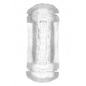 Прозрачный двусторонний мастурбатор Sophia - вагина и анус - Dream Toys - в Бердске купить с доставкой