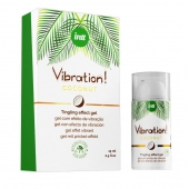 Возбуждающий гель с ароматом кокоса Vibration Coconut - 15 мл. - INTT - купить с доставкой в Бердске