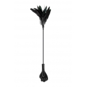 Двусторонний стек-щекоталка Sweet Caress Feather Whip - 58 см. - Sweet Caress - купить с доставкой в Бердске