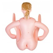 Надувная секс-кукла с реалистичной головой и поднятыми ножками - ToyFa - в Бердске купить с доставкой