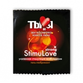 Разогревающий гель-лубрикант Stimulove Strong в одноразовой упаковке - 4 гр. - Биоритм - купить с доставкой в Бердске