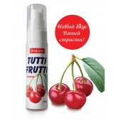Гель-смазка Tutti-frutti с вишнёвым вкусом - 30 гр. - Биоритм - купить с доставкой в Бердске