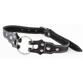 Кляп-рамка на ремешках с контрастной строчкой - Sitabella - купить с доставкой в Бердске