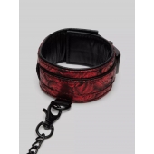 Красно-черные оковы Reversible Faux Leather Ankle Cuffs - Fifty Shades of Grey - купить с доставкой в Бердске