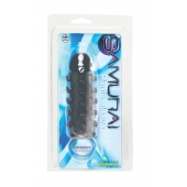 Дымчатая стимулирующая насадка с закрытой головкой SAMURAI PENIS SLEEVE BLACK - 14,5 см. - NMC - в Бердске купить с доставкой