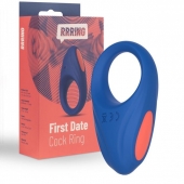 Синее эрекционное кольцо RRRING First Date Cock Ring - FeelzToys - в Бердске купить с доставкой