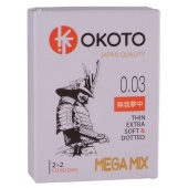 Набор из 4 презервативов OKOTO MegaMIX - Sitabella - купить с доставкой в Бердске