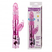 Вибратор-бабочка Throbbing Butterfly - 29,5 см. - Baile