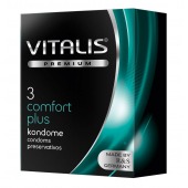 Контурные презервативы VITALIS PREMIUM comfort plus - 3 шт. - Vitalis - купить с доставкой в Бердске