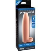 Телесная насадка Real Feel Enhancer XL - 17 см. - Pipedream - в Бердске купить с доставкой