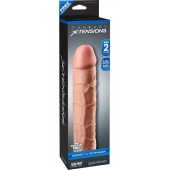 Телесная насадка Fantasy X-tensions Perfect 2  Extension - 20,3 см. - Pipedream - в Бердске купить с доставкой