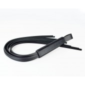 Черная кожаная плеть  Клео  - 60 см. - Sitabella - купить с доставкой в Бердске