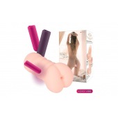 Телесный вибромастурбатор-анус Tong-ggo Auto - KOKOS - в Бердске купить с доставкой