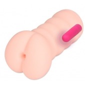 Телесный вибромастурбатор-анус Tong-ggo Auto - KOKOS - в Бердске купить с доставкой