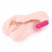 Телесный вибромастурбатор-вагина Sandara Auto - KOKOS - в Бердске купить с доставкой