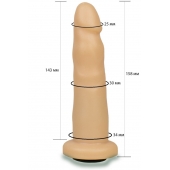 Телесная насадка Harness - 15,8 см. - LOVETOY (А-Полимер) - купить с доставкой в Бердске