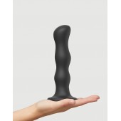 Черная насадка Strap-On-Me Dildo Geisha Balls size XL - Strap-on-me - купить с доставкой в Бердске