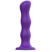 Фиолетовая насадка Strap-On-Me Dildo Geisha Balls size XL - Strap-on-me - купить с доставкой в Бердске