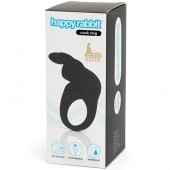 Черное эрекционное виброкольцо Happy Rabbit Rechargeable Rabbit Cock Ring - Happy Rabbit - в Бердске купить с доставкой