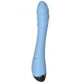 Голубой изогнутый вибратор Altas - 21 см. - Le Frivole