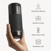 Черный мастурбатор с контролем всасывания Arcwave Pow Stroker - Arcwave - в Бердске купить с доставкой