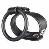 Двойное кольцо выносливости на пенис DUAL STAMINA RING - BlueLine - в Бердске купить с доставкой