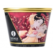 Массажная  свеча Sparkling Strawberry Wine с ароматом клубничного вина - 170 мл. - Shunga - купить с доставкой в Бердске