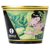 Массажная свеча Exotic Green Tea с ароматом зелёного чая - 170 мл. - Shunga - купить с доставкой в Бердске
