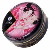 Массажная свеча Rose Petals с ароматом розы - 30 мл. - Shunga - купить с доставкой в Бердске