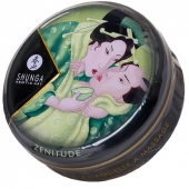 Массажная свеча Exotic Green Tea с ароматом зелёного чая - 30 мл. - Shunga - купить с доставкой в Бердске