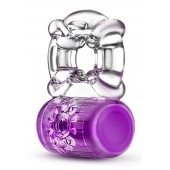 Фиолетовое эрекционное виброкольцо Pleaser Rechargeable C-Ring - Blush Novelties - в Бердске купить с доставкой