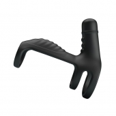 Черная вибронасадка на пенис Vibrating Penis Sling - Baile - в Бердске купить с доставкой