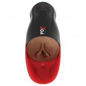 Коричневый мастурбатор-вагина с вибрацией Fuck-O-Matic 2 - Pipedream - в Бердске купить с доставкой