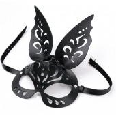 Черная ажурная маска  Зайка  с ушками - Crazy Handmade - купить с доставкой в Бердске