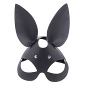Черная гладкая маска  Зайка  с длинными ушками - Crazy Handmade - купить с доставкой в Бердске