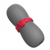 Серый эластичный мастурбатор с утяжкой - S-HANDE - в Бердске купить с доставкой