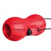 Красный тугой мастурбатор с вибропулями  и пультом - S-HANDE - в Бердске купить с доставкой