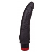 Чёрный вибратор-реалистик без мошонки - 17,5 см. - LOVETOY (А-Полимер)