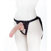 Реалистичный фаллос на поясе Harness - 20,5 см. - LOVETOY (А-Полимер) - купить с доставкой в Бердске