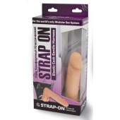 Реалистичный фаллоимитатор с мошонкой на трусиках Харнесс - 16,5 см. - LOVETOY (А-Полимер) - купить с доставкой в Бердске