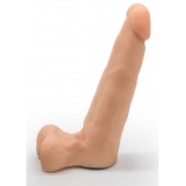 Фаллоимитатор телесного цвета на трусиках с плугом - 16,5 см. - LOVETOY (А-Полимер) - купить с доставкой в Бердске