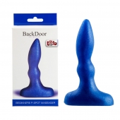 Синий анальный стимулятор Beginners p-spot massager - 11 см. - Lola Games - в Бердске купить с доставкой