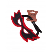 Чёрно-красная маска с прорезями для глаз - Sitabella - купить с доставкой в Бердске