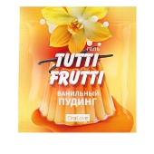 Пробник гель-смазки Tutti-frutti со вкусом ванильного пудинга - 4 гр. - Биоритм - купить с доставкой в Бердске