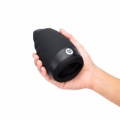 Черный вибромастурбатор для мужчин с подогревом - Pink Vibe - в Бердске купить с доставкой