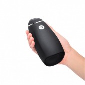 Черный перезаряжаемый мастурбатор для мужчин Pink Vibe - Pink Vibe - в Бердске купить с доставкой