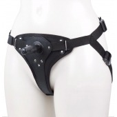 Женские трусики для фиксации насадки плугом с вагинальной пробкой - LOVETOY (А-Полимер) - купить с доставкой в Бердске